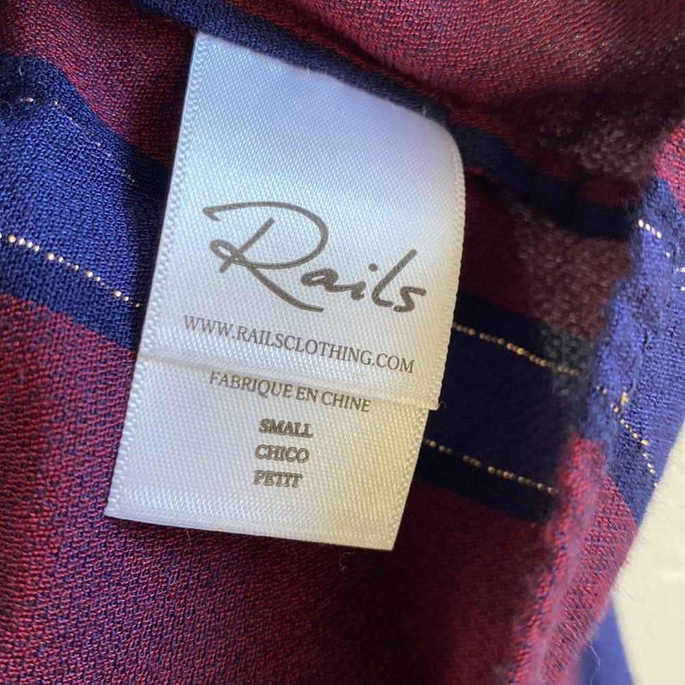 Rails Sloane Blouse In Janeiro Stripe Size S - image 8